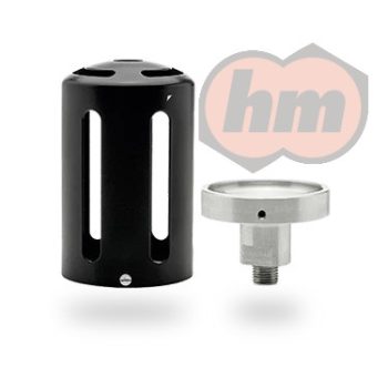   (101428) Nehéz környezeti feltételekhez: védősapka tartóperemmel együtt, FLEX G1/4 külső x G1/4 belső menettel (acél / alumínium)