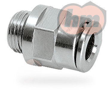 (101446) Csatlakozó kR 6 mm vezetékhez, egyenes Kg1/8"