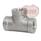 (104880) T-adapter 3 x G1/4 belső rozsdamentes acél