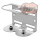 (108648) Szerelési konzol STAR Heavy Duty C profil 2 pontos G1/4 belső menetes