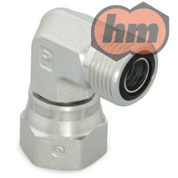   (10C6MLOS) ORFS 1" UNF, könyök idom, hollander-külső menet