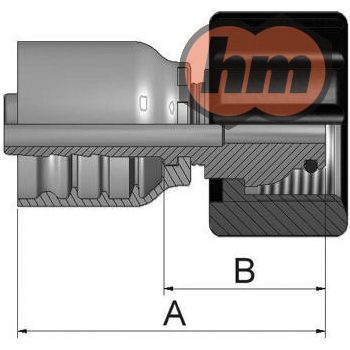 (16A73-24-24-1P) SFS 6000 PSI, 1.1/2", 63,50MM, DN40