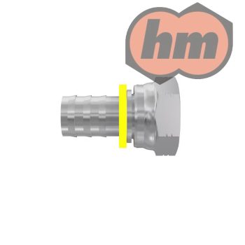   (39282-16-16) DKR 1" BSP, DN25 Push-lok tömlőszerelvény