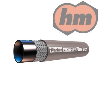(801PLUS-10-GRA-RL) Parker Push-Lok tömlő, szürke, DN16