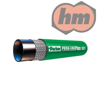 (801PLUS-10-GRN-RL) Parker Push-Lok tömő